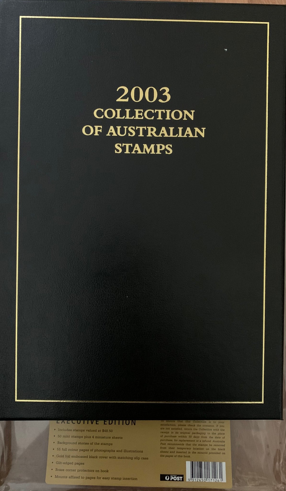 Australia Post 2003 Year Album.  Executive Leather