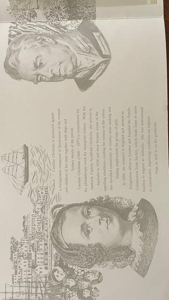 Australia 1992 $5 25th Anniversary Uncut Block of 4 Sydney Coin and Banknote Fair Folder