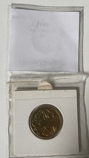 Australia 1991 $1 One Dollar Mob of Roos coin uncirculated