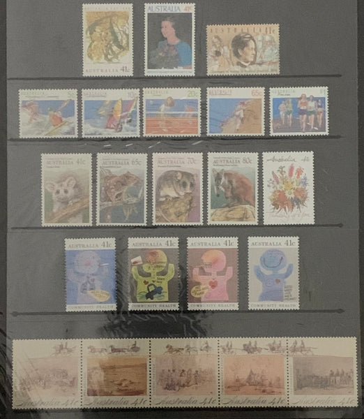 Australia Post 1990 Year Album. Executive Leather