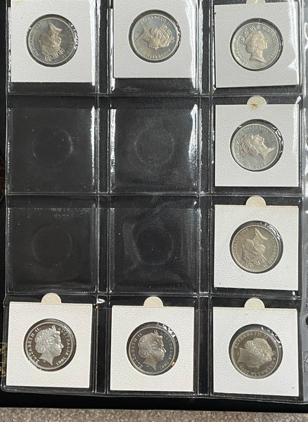 Australia 1966 to 2014 Proof Twenty Cents 20c Collection 44 Coins