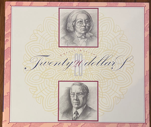 Australia 1994 $20 Last Paper and 1st Polymer Banknote Portfolio Matching Red Serial Numbers