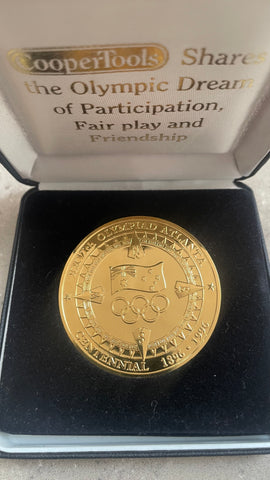 Australia 1996 Cooper Tools Olympic Gold Medal Commemorative Medallion