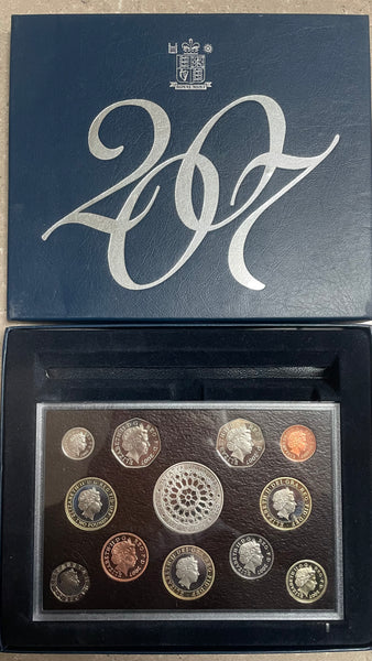GB Great Britain UK 2007 Royal Mint 12 Coin Proof Set