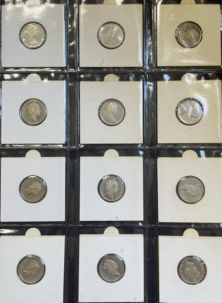 Australian 1966-2016 5c Proof Coin Collection
