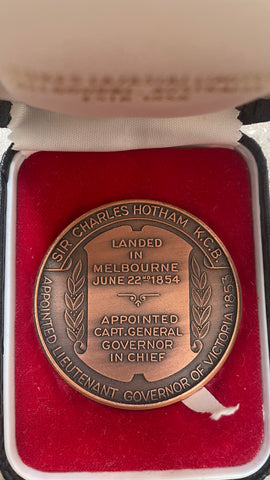 Australia Sir Charles Hotham 1806 - 1855 Commemorative Medallion