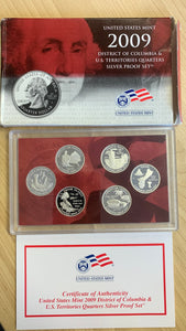 USA 2009 Quarters Silver Proof Coin Set