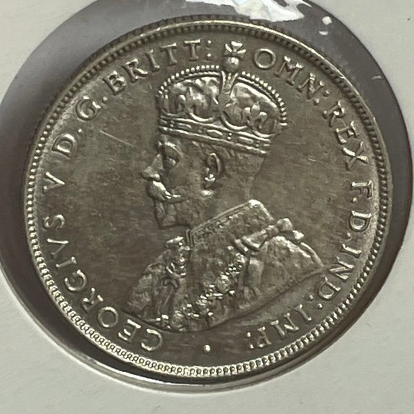 Australia 1926 2/- Florin Silver Coin Uncirculated Condition