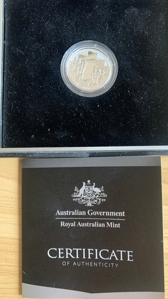 Australia 2015 Royal Australian Mint $1 Silver Proof Coin ANZAC Centenary