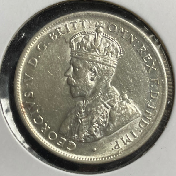 Australia 1917 2/- Florin Silver coin Choice Uncirculated Condition