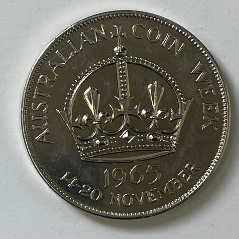 Australia 1965 1st Anniversary Sydney Coin Club Medallion