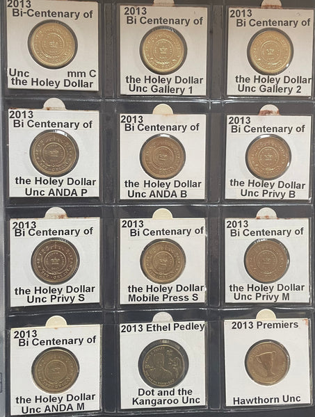 Australia 1984 to 2013 $1 One Dollar Uncirculated Collection 229 Coins