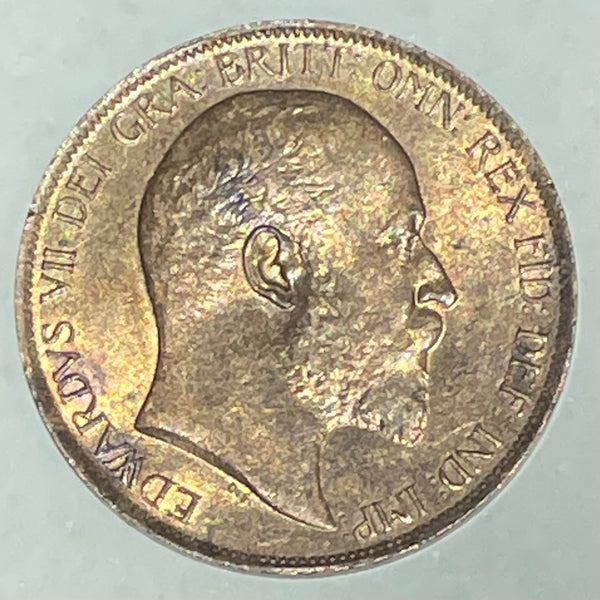 UK Great Britain 1902 King Edward II One Penny 1d Coin Uncirculated