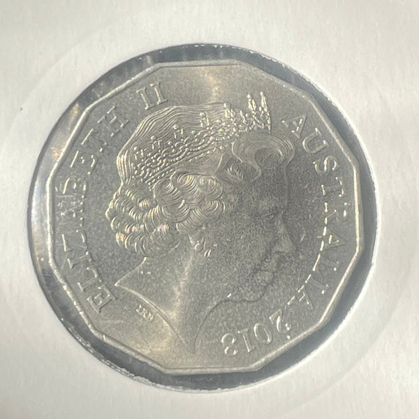 Australia 2018 50c Anzac Series Set of 4 50c Fifty Cents uncirculated coins