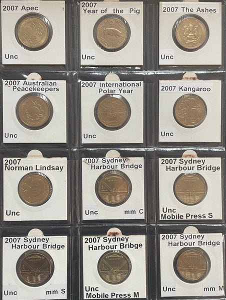 Australia 1984 to 2013 $1 One Dollar Uncirculated Collection 229 Coins
