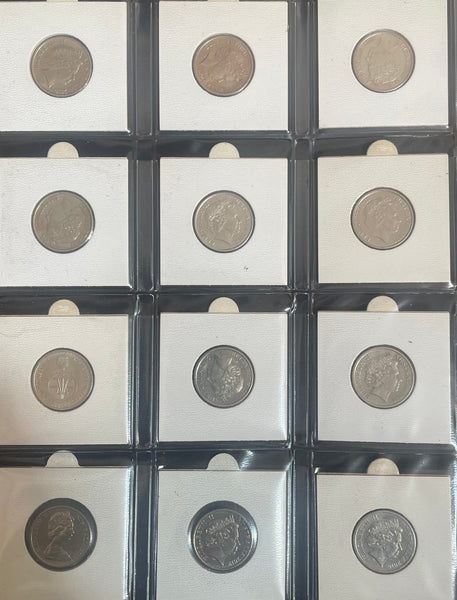 Australian 1967 to 2019 10c uncirculated Coin Collection