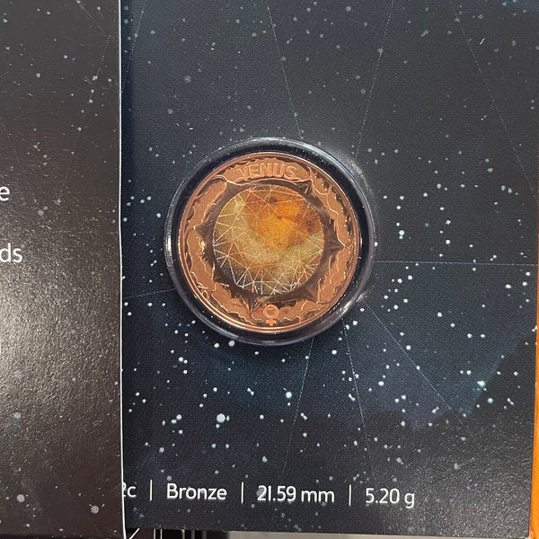 Australia 2017 Royal Australian Mint Planetary Coins 10 Coloured Coin Set