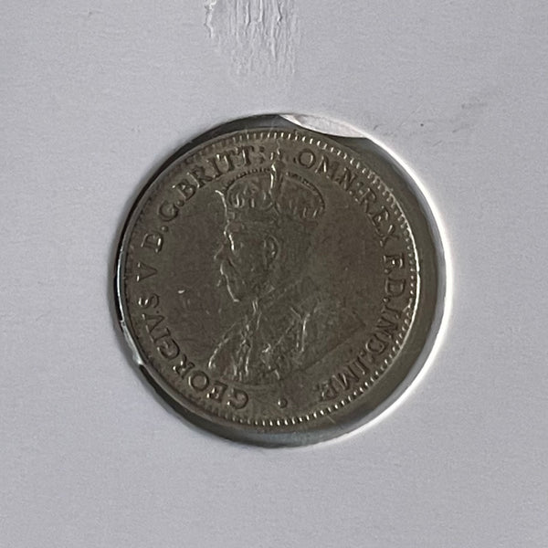 Australia 1917 3d Threepence Silver Coin Extremely Fine Condition