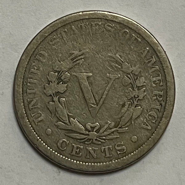 USA 1889 Nickel 5c coin