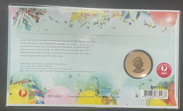 Australia 2021 $1 Happy Birthday PNC