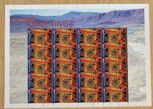 Australia $1.65 Stamp Sheet International Greetings