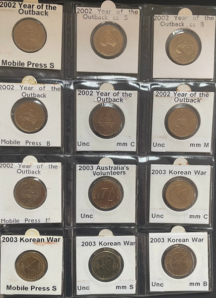 Australia 1984 to 2013 $1 One Dollar Uncirculated Collection 229 Coins