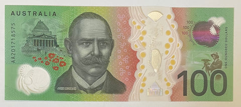 Australia 2020 $100 Lowe Kennedy Next Generation Series Uncirculated Banknote R628a