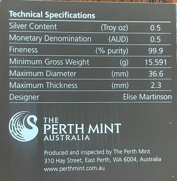 Australia 2010 Perth Mint Australian Bush Babies Kangaroo 1/2oz Silver Coins