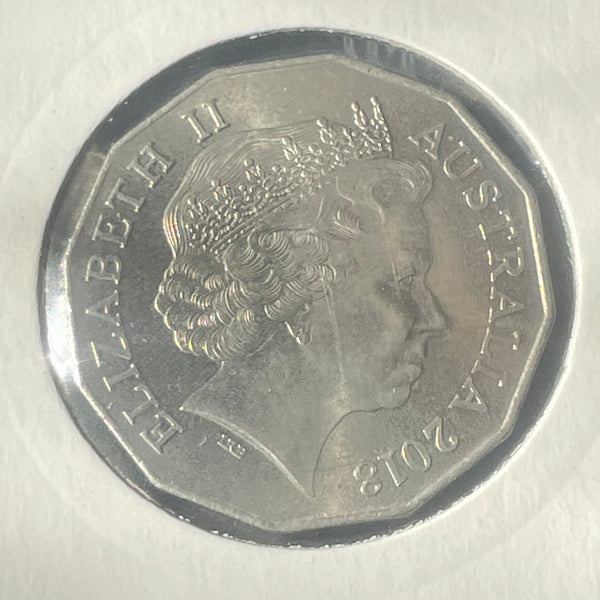 Australia 2018 50c Anzac Series Set of 4 50c Fifty Cents uncirculated coins