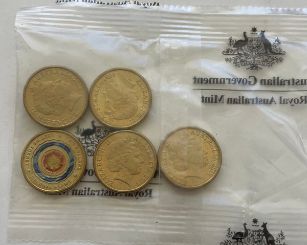 Australia 2018 $2 Australian Lest We Forget Eternal Flame Uncirculated Coin Mint Bag