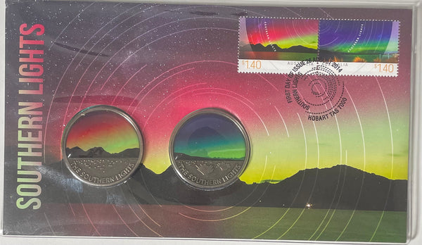 Australia 2014 Southern Lights Medallions Limited Edition PNC 1st Day Issue