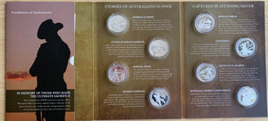 Macquarie Mint Second World War 8 Silver Medallions Commemorative Collection