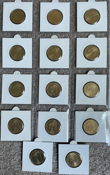 2019 Royal Australian Mint $1 Great Aussie Coin Hunt set of 26 Alphabet Uncirculated Coins