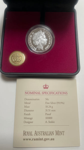 Australian 2013 60th Anniversary of the Coronation of Queen Elizabeth II Silver Proof