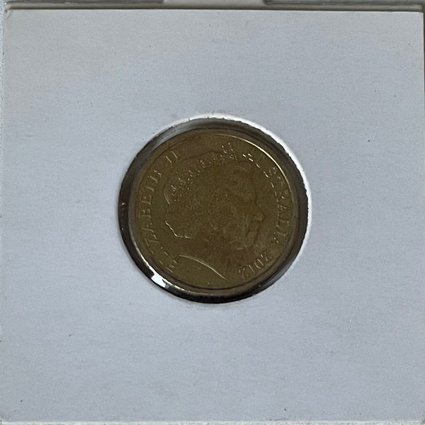 Australia 2012 RAM $2 Remembrance Day Poppy C Mintmark Coloured Coin