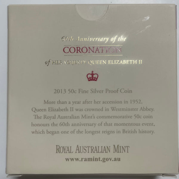 Australian 2013 60th Anniversary of the Coronation of Queen Elizabeth II Silver Proof