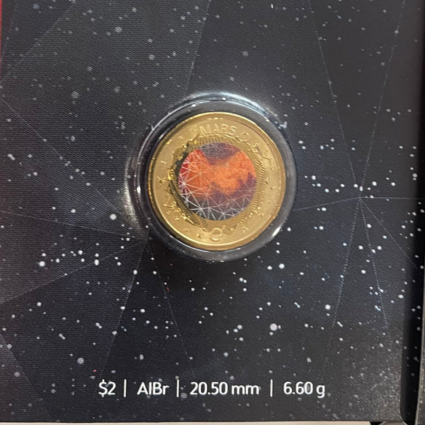 Australia 2017 Royal Australian Mint Planetary Coins 10 Coloured Coin Set