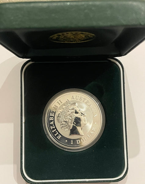 2000 Lunar New Year of the Dragon .999 1oz Silver Coin