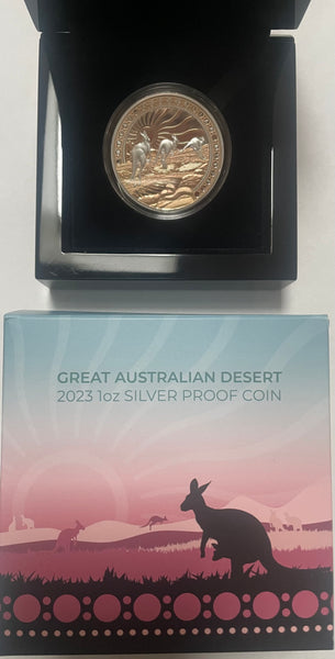 2023 Niue $1 Great Australian Desert 1oz Fine Silver Proof Coin
