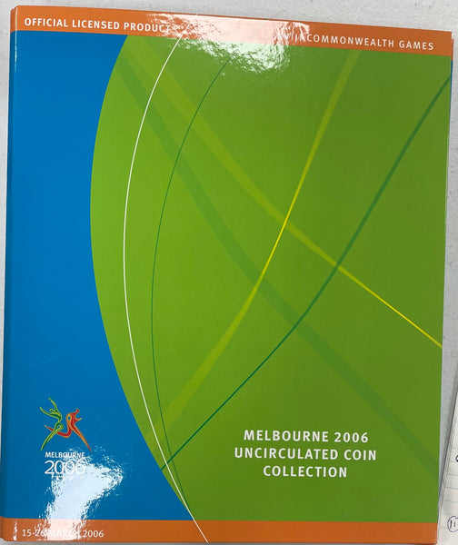 2006 Australia 50c Fifty Cents Uncirculated Commonwealth Games set of 17 coins