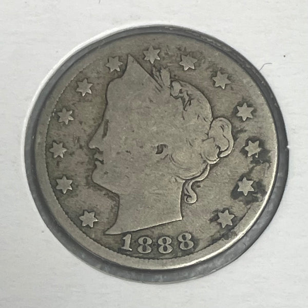 USA 1888 Nickel 5c coin