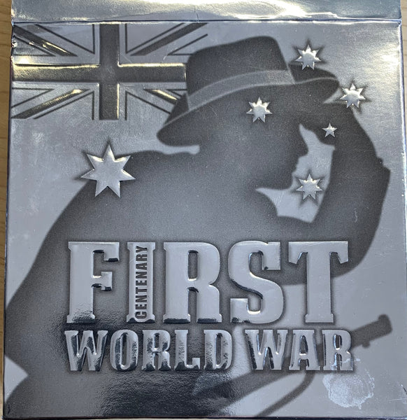 Niue 2014 First World War Series - War Declared 5oz 999 Silver Coin Box Cert