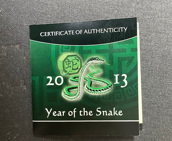 Palau 2013 $5 Lunar New Year of the Snake