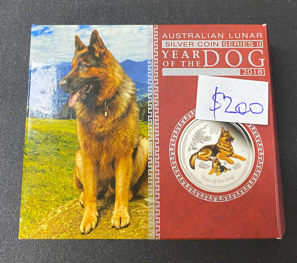 Australia 2018 Royal Australian Mint $1 Lunar New Year of the Dog Proof