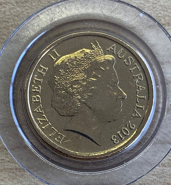 2013 $2 60th Anniversary of the Coronation of Queen Elizabeth II 'C' Mintmark Coloured Uncirculated Coin