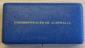 Australia 1966 Royal Australian Mint Proof Year Coin Set Light Blue Case - RARE