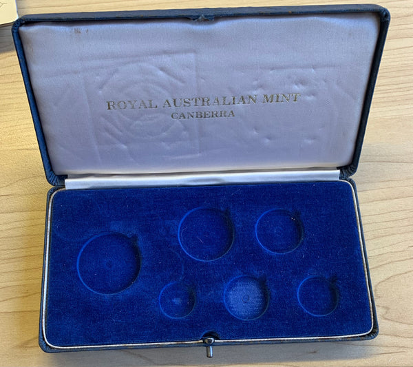 Australia 1966 Royal Australian Mint Proof Year Coin Set Light Blue Case - RARE