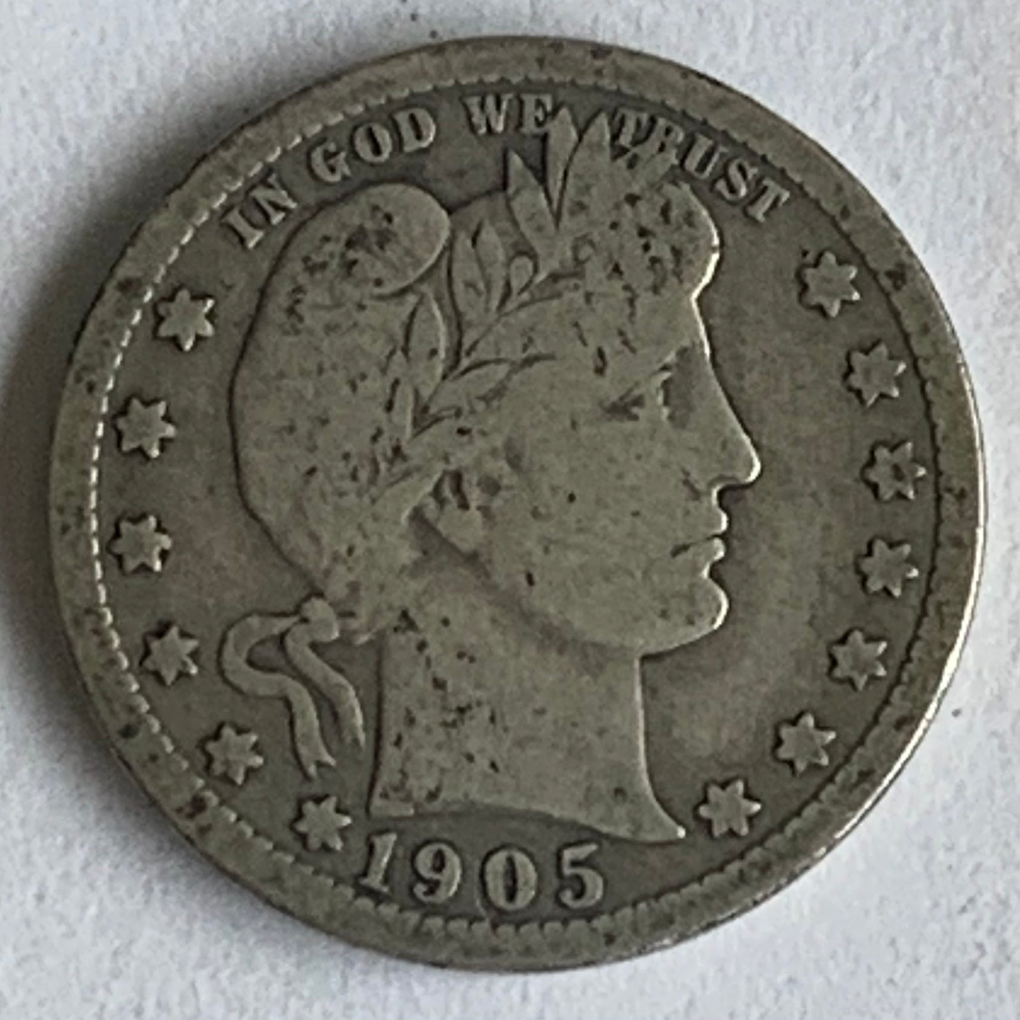 USA 1905 Quarter 25c