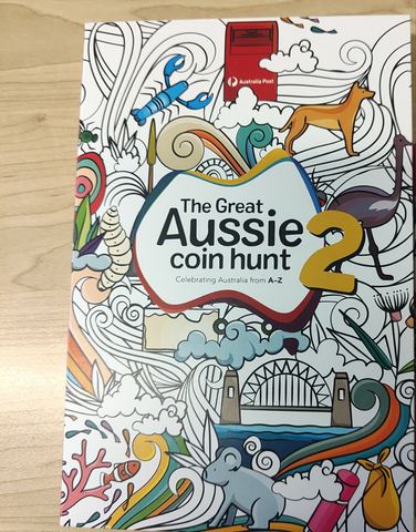 Australia 2021 Royal Australian Mint $1 Great Aussie Coin Hunt 2 Set of 26 Alphabet Uncirculated Coins inc. Coloured "G"