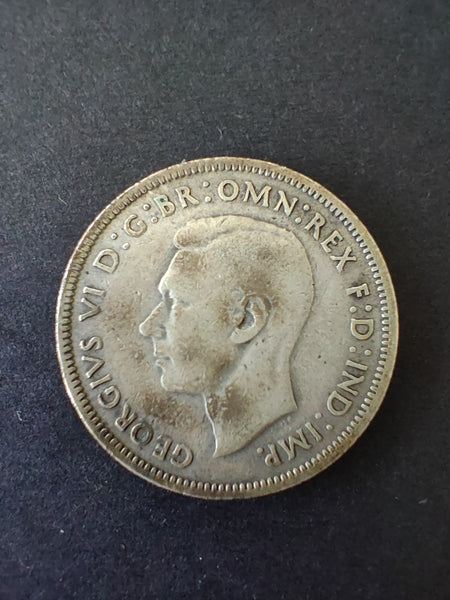 Australia 1938 2/- Florin Silver Coin Fine Condition